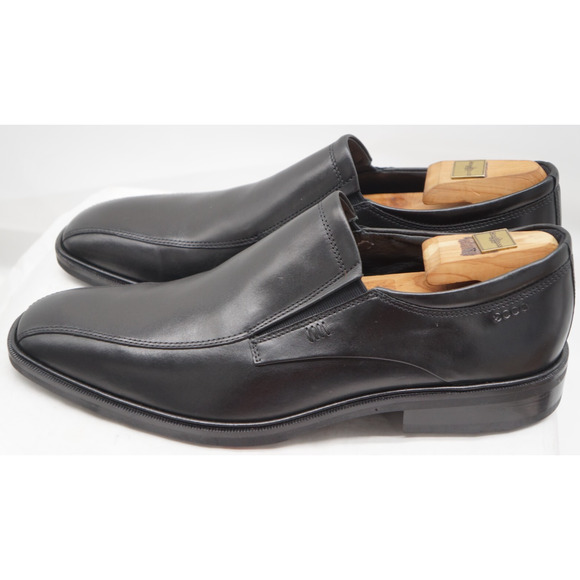 NEW ECCO MENS DRESS CITYTRAY BLACK LEATHER SLIP ON LOAFER SHOE 43 US -9.5 main image 5